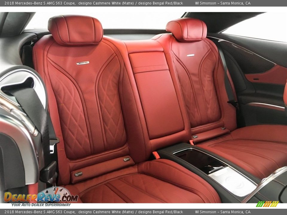Rear Seat of 2018 Mercedes-Benz S AMG S63 Coupe Photo #15