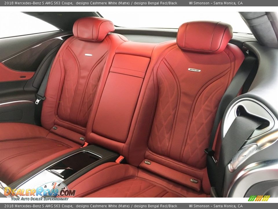 Rear Seat of 2018 Mercedes-Benz S AMG S63 Coupe Photo #17