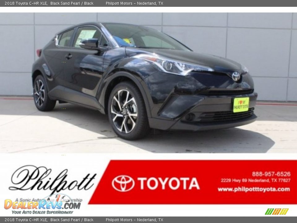2018 Toyota C-HR XLE Black Sand Pearl / Black Photo #1