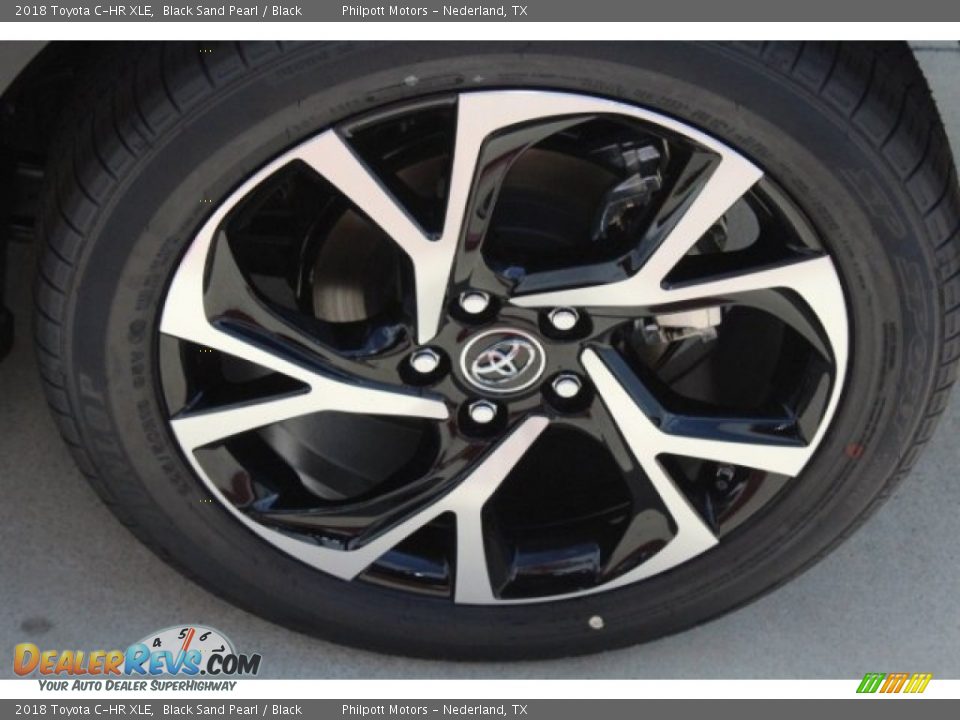 2018 Toyota C-HR XLE Black Sand Pearl / Black Photo #5