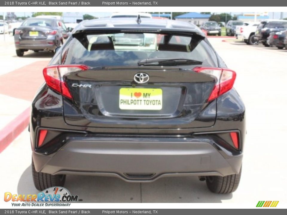2018 Toyota C-HR XLE Black Sand Pearl / Black Photo #7