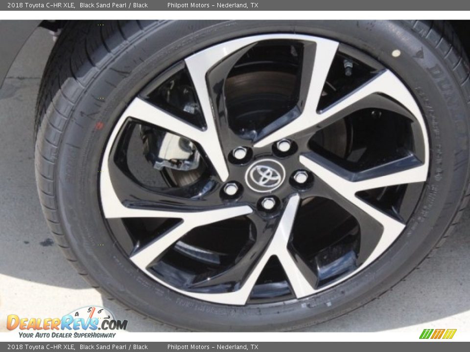 2018 Toyota C-HR XLE Black Sand Pearl / Black Photo #9
