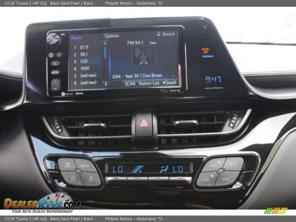 2018 Toyota C-HR XLE Black Sand Pearl / Black Photo #16