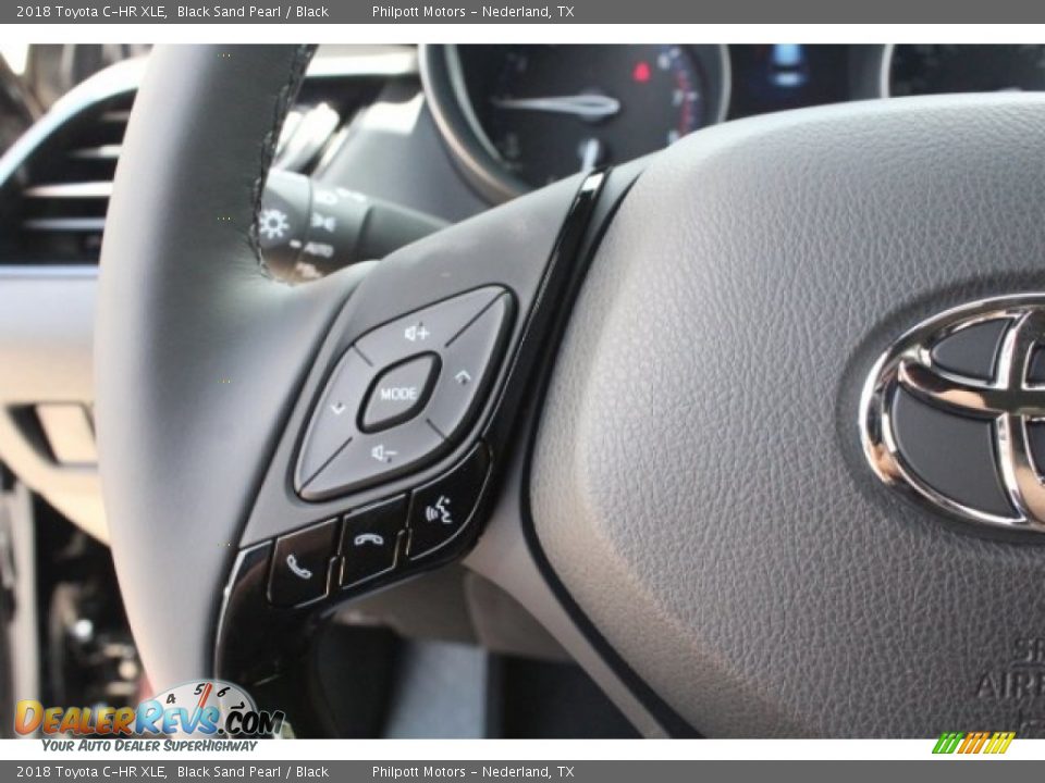 2018 Toyota C-HR XLE Black Sand Pearl / Black Photo #18