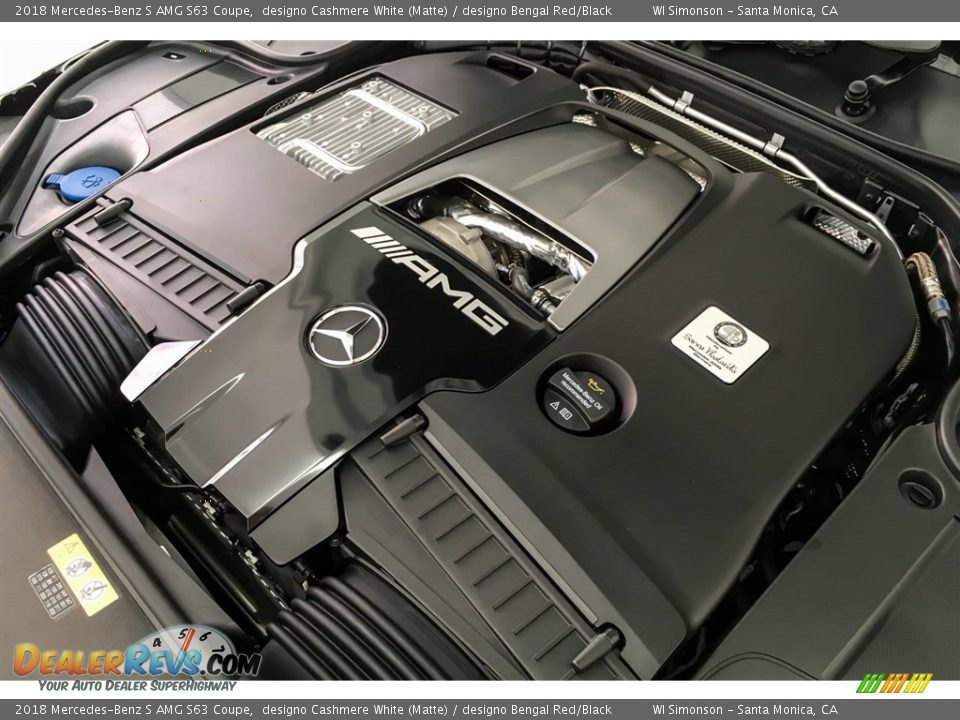 2018 Mercedes-Benz S AMG S63 Coupe 4.0 Liter biturbo DOHC 32-Valve VVT V8 Engine Photo #31