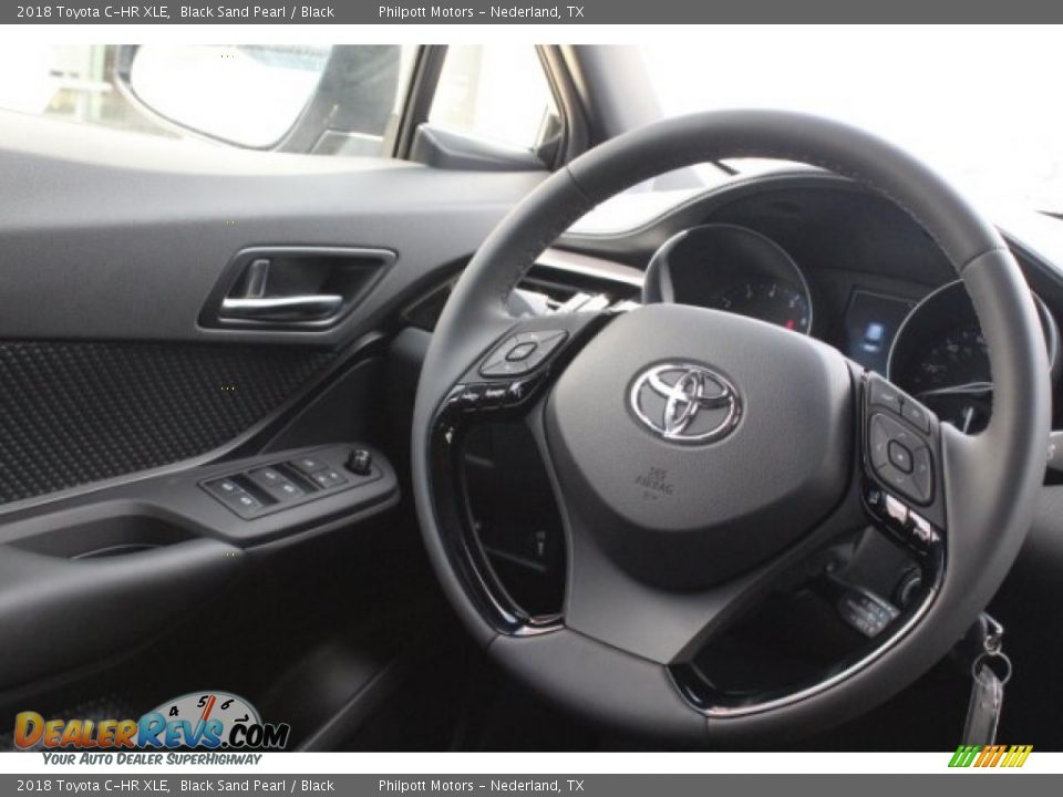 2018 Toyota C-HR XLE Black Sand Pearl / Black Photo #24