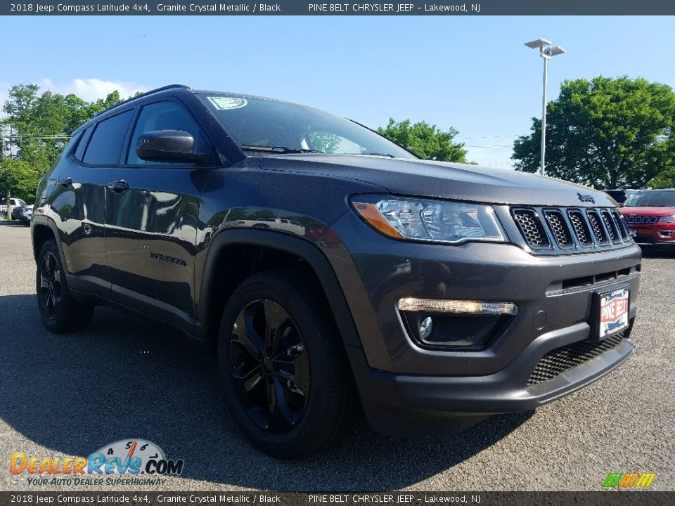 2018 Jeep Compass Latitude 4x4 Granite Crystal Metallic / Black Photo #1