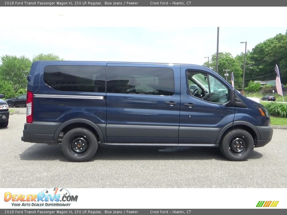 Blue Jeans 2018 Ford Transit Passenger Wagon XL 150 LR Regular Photo #8