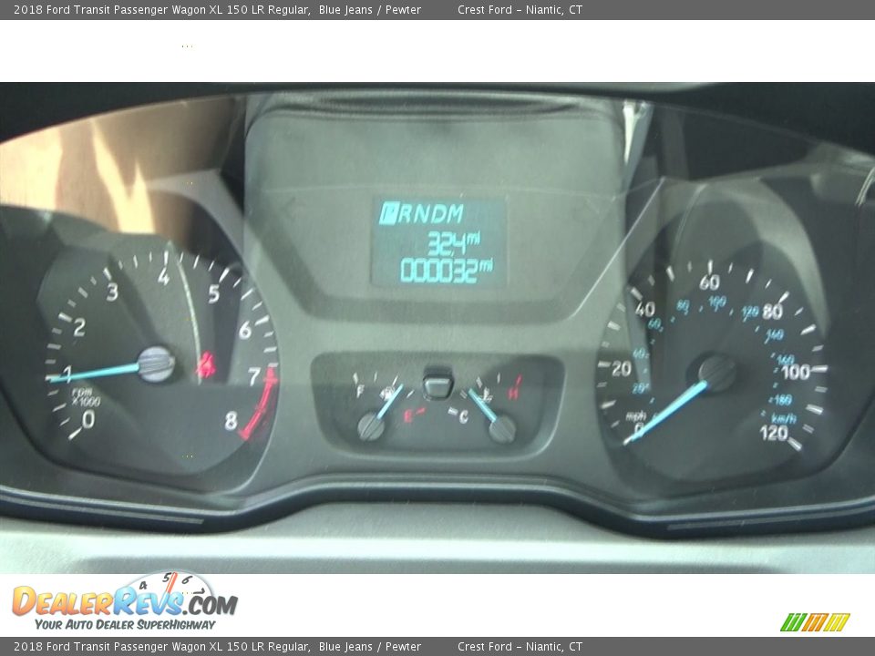 2018 Ford Transit Passenger Wagon XL 150 LR Regular Blue Jeans / Pewter Photo #13