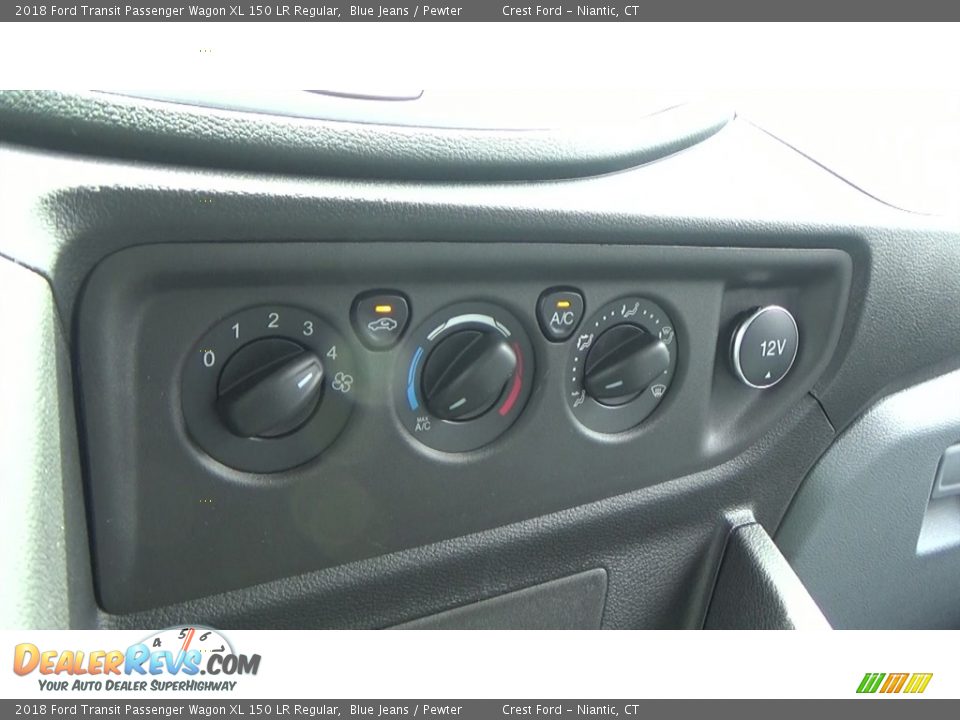 Controls of 2018 Ford Transit Passenger Wagon XL 150 LR Regular Photo #15