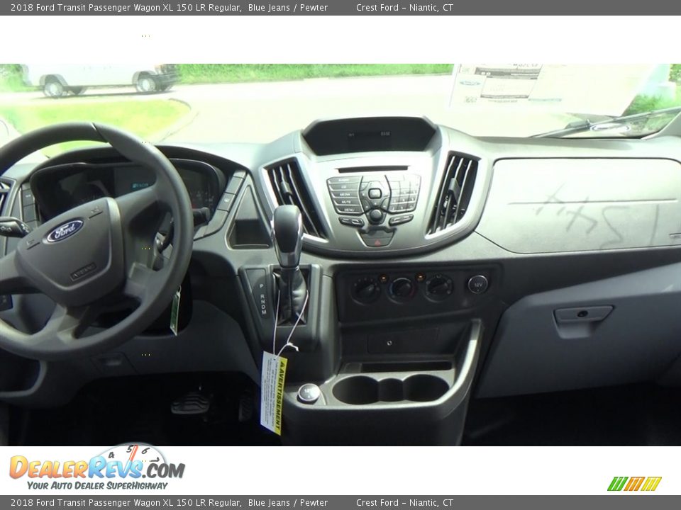 2018 Ford Transit Passenger Wagon XL 150 LR Regular Blue Jeans / Pewter Photo #21