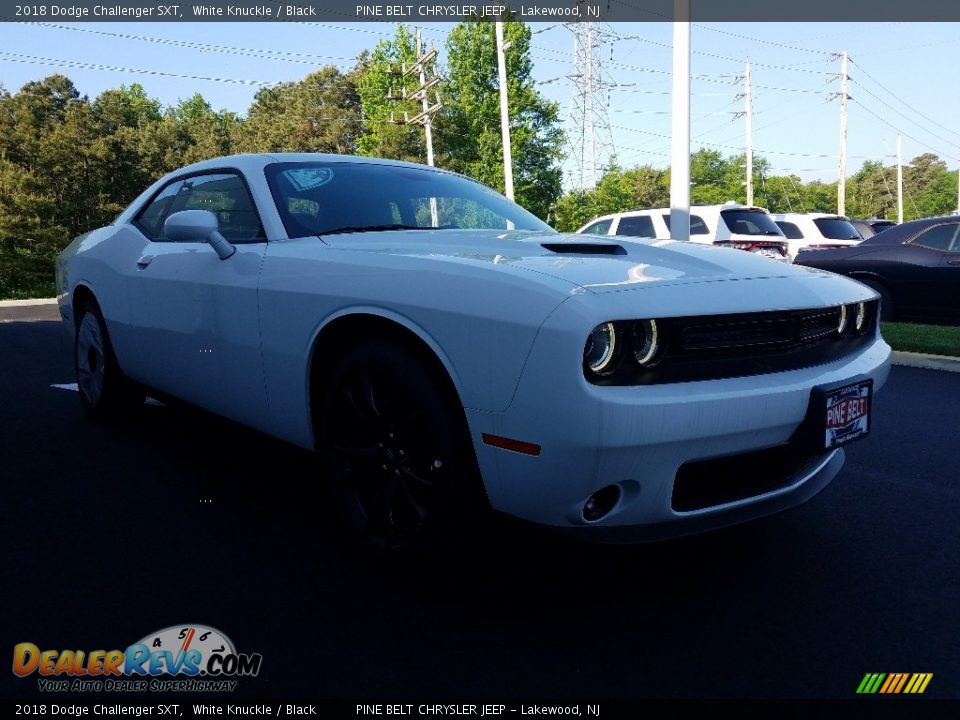 2018 Dodge Challenger SXT White Knuckle / Black Photo #1