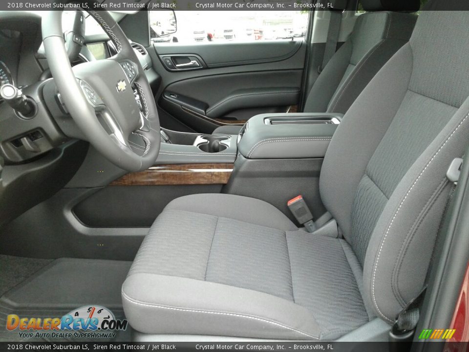 Jet Black Interior - 2018 Chevrolet Suburban LS Photo #9