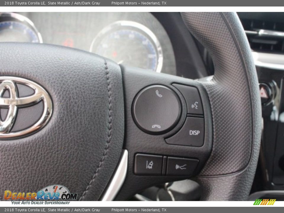 2018 Toyota Corolla LE Slate Metallic / Ash/Dark Gray Photo #19