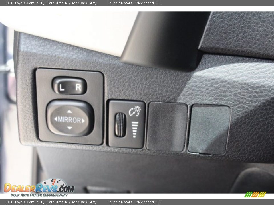 2018 Toyota Corolla LE Slate Metallic / Ash/Dark Gray Photo #21