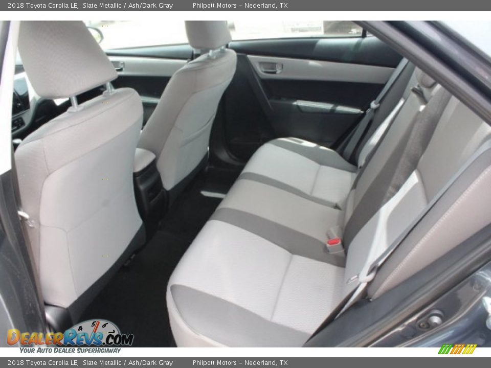 2018 Toyota Corolla LE Slate Metallic / Ash/Dark Gray Photo #23
