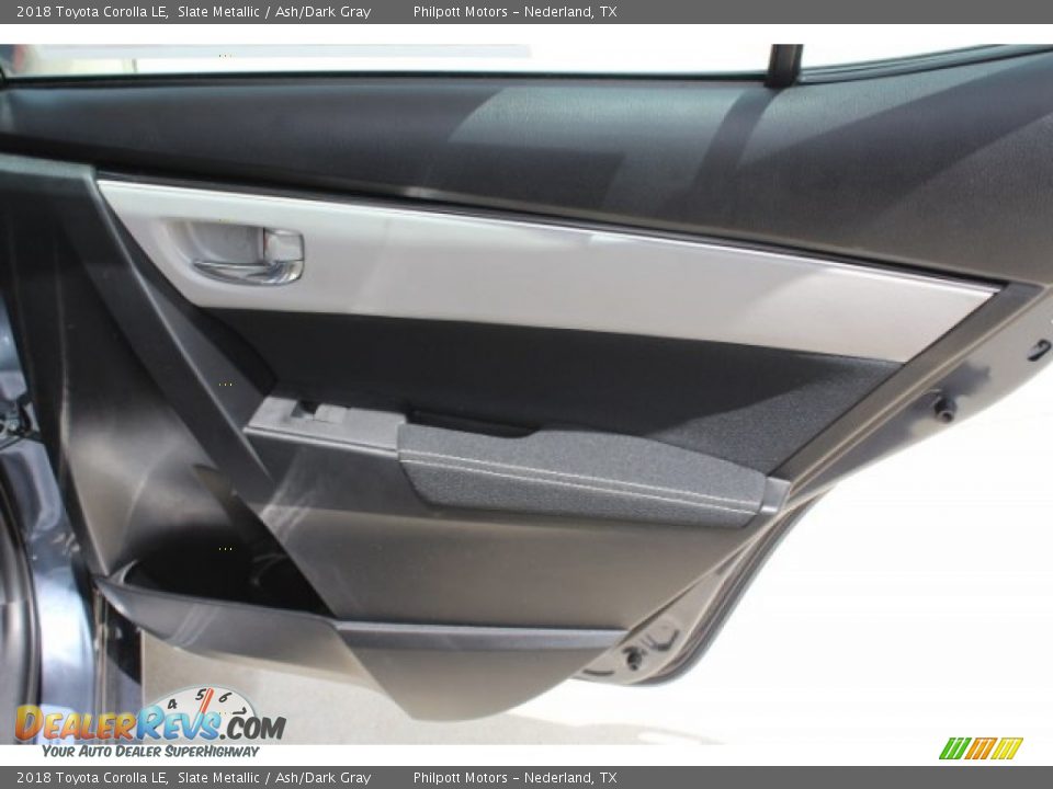 2018 Toyota Corolla LE Slate Metallic / Ash/Dark Gray Photo #27