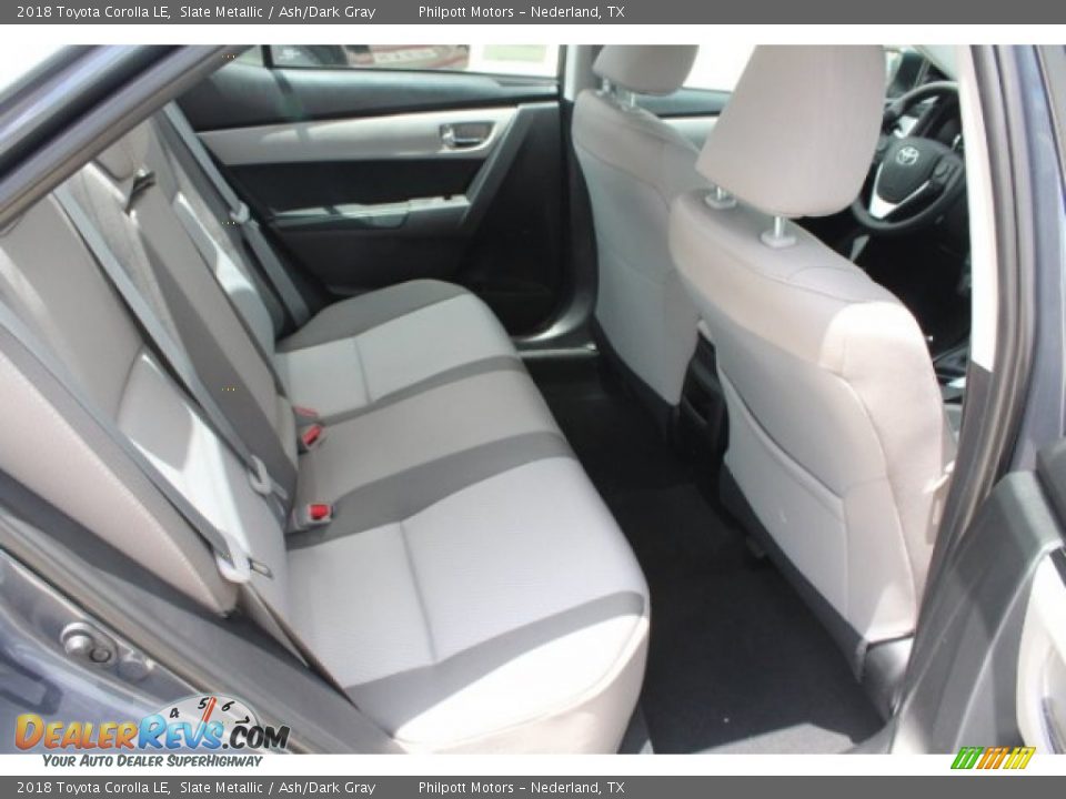 2018 Toyota Corolla LE Slate Metallic / Ash/Dark Gray Photo #28