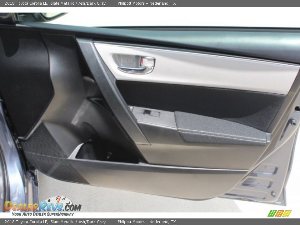 2018 Toyota Corolla LE Slate Metallic / Ash/Dark Gray Photo #29