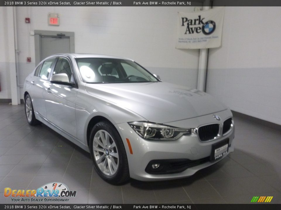 2018 BMW 3 Series 320i xDrive Sedan Glacier Silver Metallic / Black Photo #7
