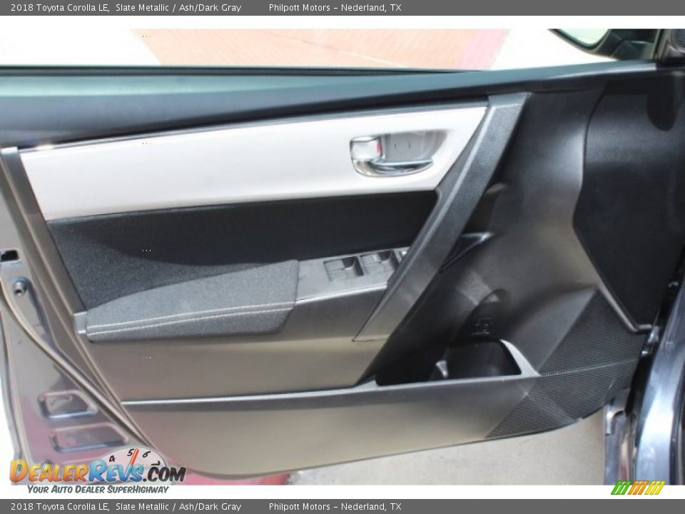 2018 Toyota Corolla LE Slate Metallic / Ash/Dark Gray Photo #12