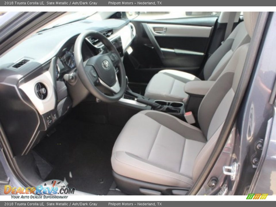 2018 Toyota Corolla LE Slate Metallic / Ash/Dark Gray Photo #14