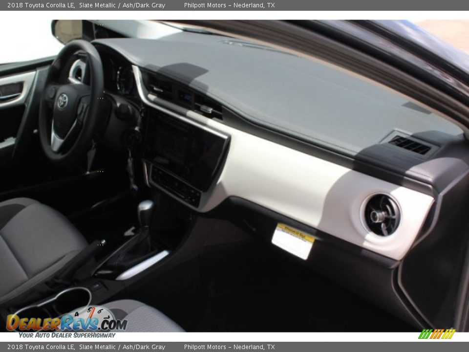 2018 Toyota Corolla LE Slate Metallic / Ash/Dark Gray Photo #30