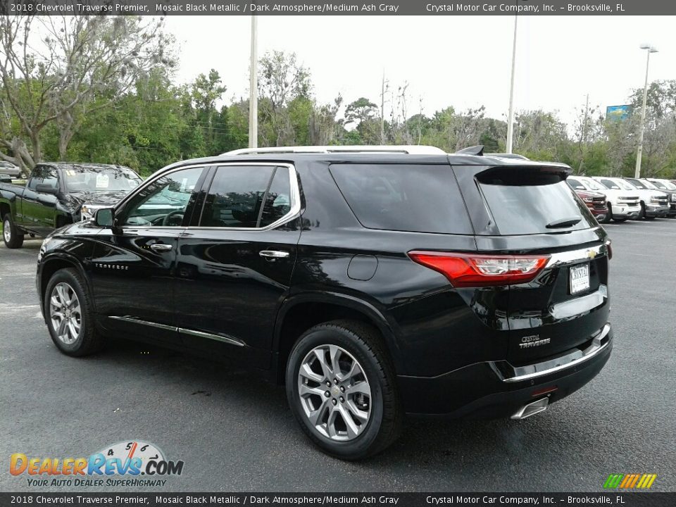 2018 Chevrolet Traverse Premier Mosaic Black Metallic / Dark Atmosphere/Medium Ash Gray Photo #3