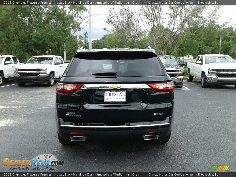 2018 Chevrolet Traverse Premier Mosaic Black Metallic / Dark Atmosphere/Medium Ash Gray Photo #4