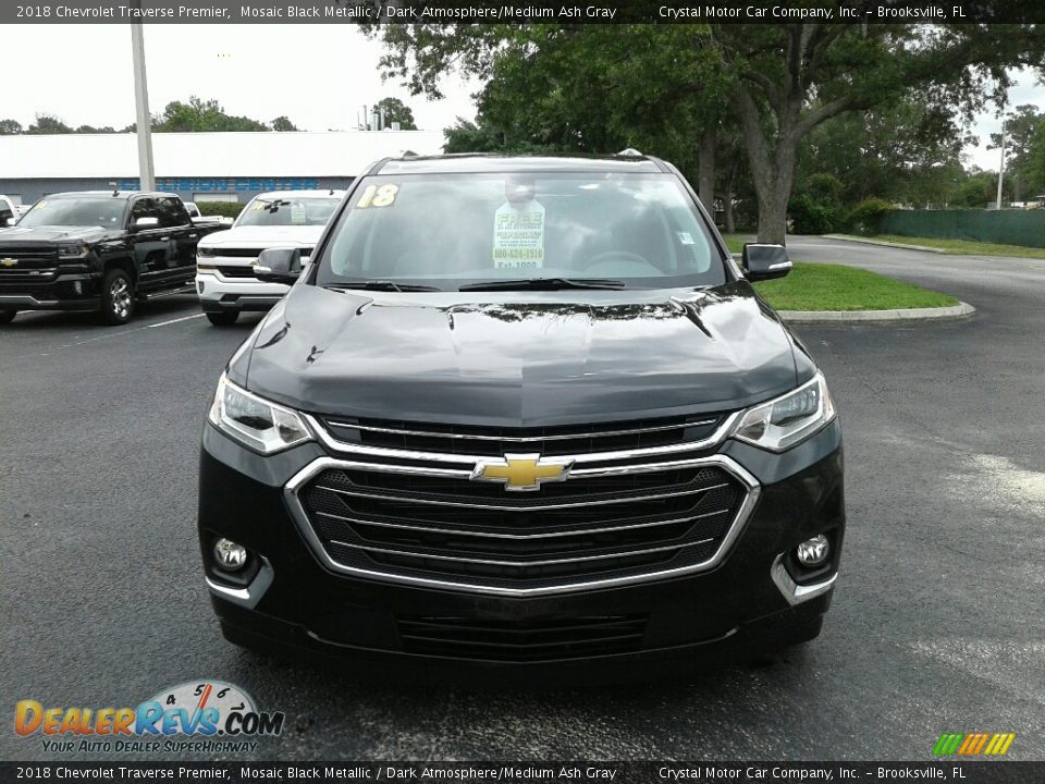 2018 Chevrolet Traverse Premier Mosaic Black Metallic / Dark Atmosphere/Medium Ash Gray Photo #8