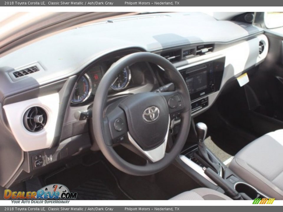 2018 Toyota Corolla LE Classic Silver Metallic / Ash/Dark Gray Photo #13