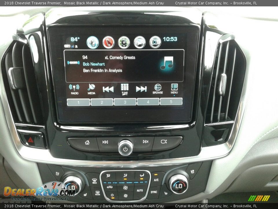2018 Chevrolet Traverse Premier Mosaic Black Metallic / Dark Atmosphere/Medium Ash Gray Photo #16