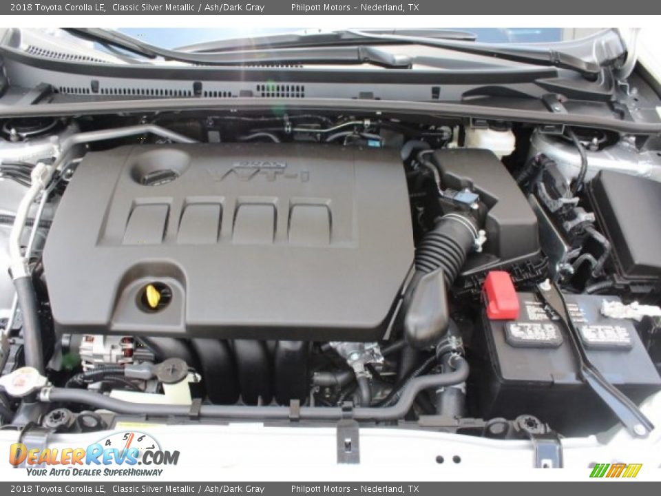 2018 Toyota Corolla LE Classic Silver Metallic / Ash/Dark Gray Photo #32