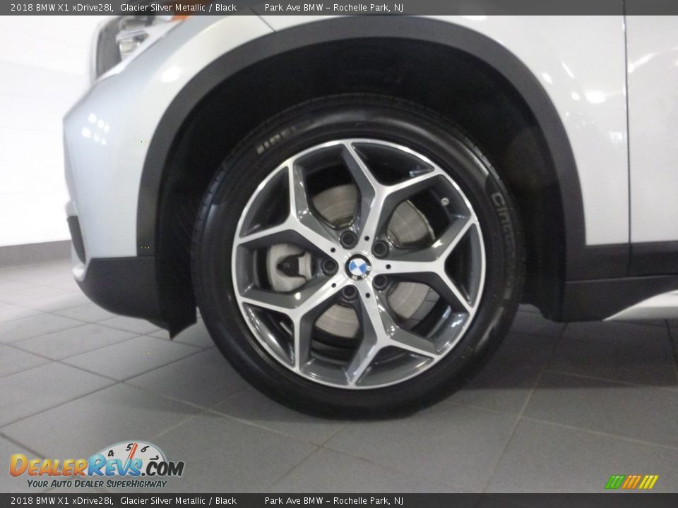 2018 BMW X1 xDrive28i Glacier Silver Metallic / Black Photo #29