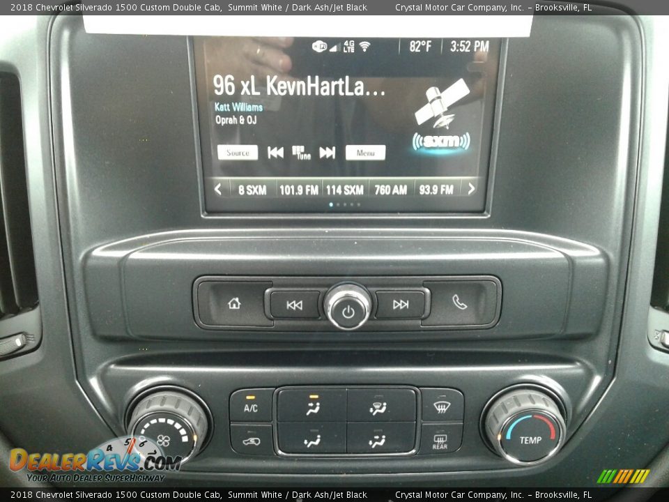 Controls of 2018 Chevrolet Silverado 1500 Custom Double Cab Photo #15