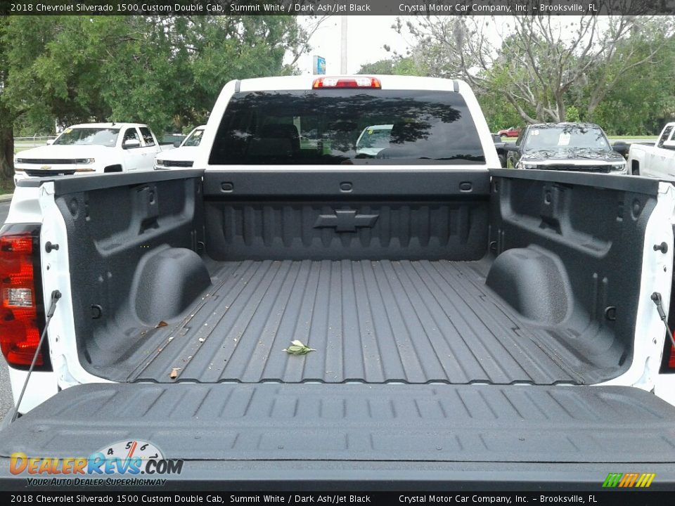 2018 Chevrolet Silverado 1500 Custom Double Cab Summit White / Dark Ash/Jet Black Photo #19