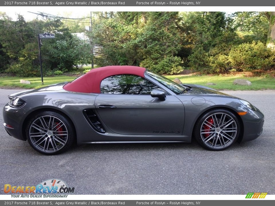 Agate Grey Metallic 2017 Porsche 718 Boxster S Photo #7