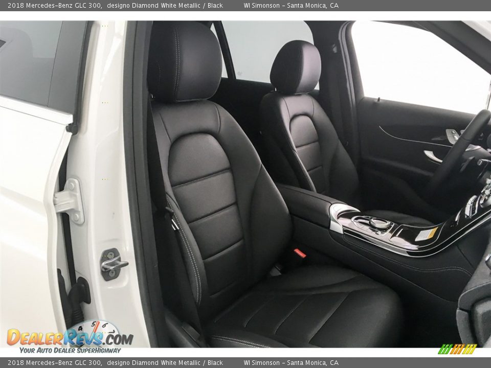 2018 Mercedes-Benz GLC 300 designo Diamond White Metallic / Black Photo #2