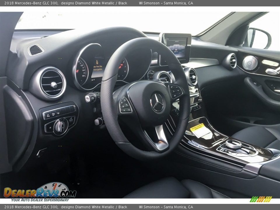 2018 Mercedes-Benz GLC 300 designo Diamond White Metallic / Black Photo #5