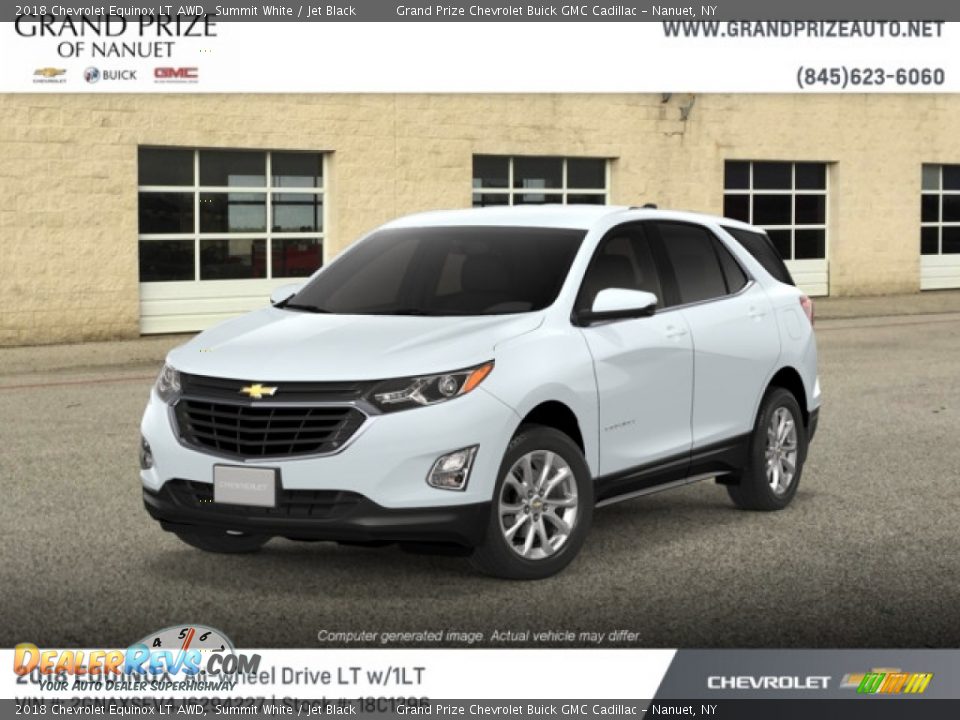 2018 Chevrolet Equinox LT AWD Summit White / Jet Black Photo #1