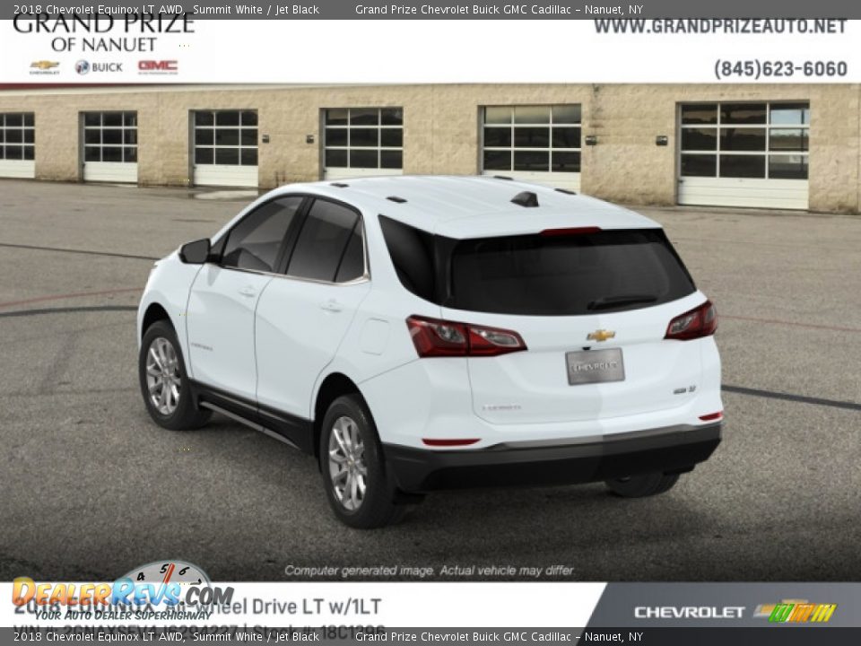 2018 Chevrolet Equinox LT AWD Summit White / Jet Black Photo #3