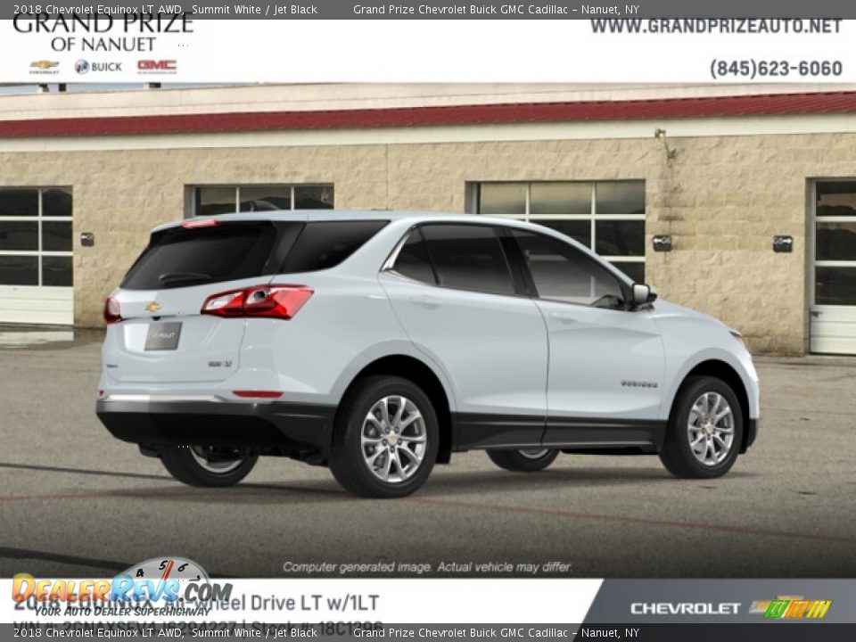 2018 Chevrolet Equinox LT AWD Summit White / Jet Black Photo #4