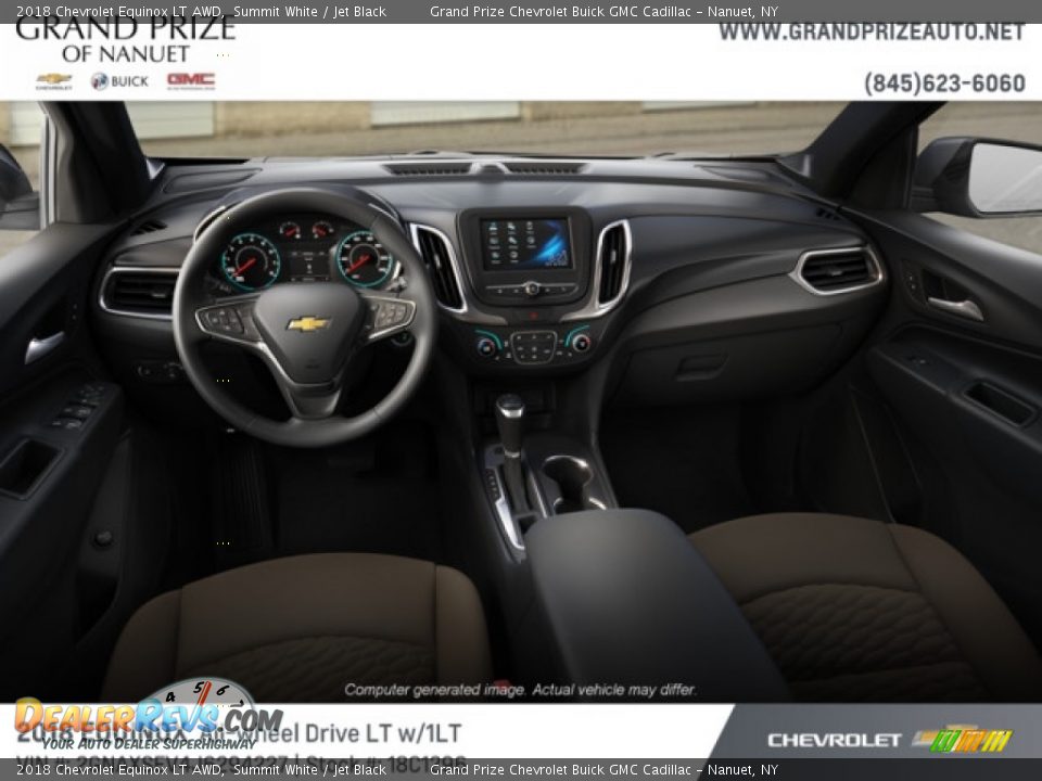 2018 Chevrolet Equinox LT AWD Summit White / Jet Black Photo #5