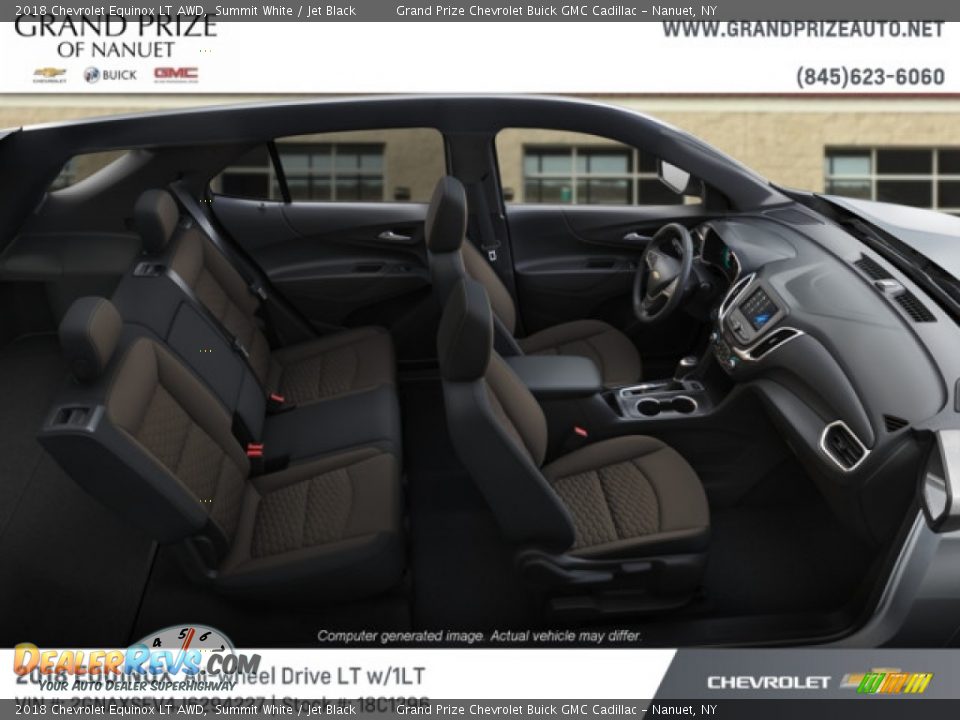 2018 Chevrolet Equinox LT AWD Summit White / Jet Black Photo #6