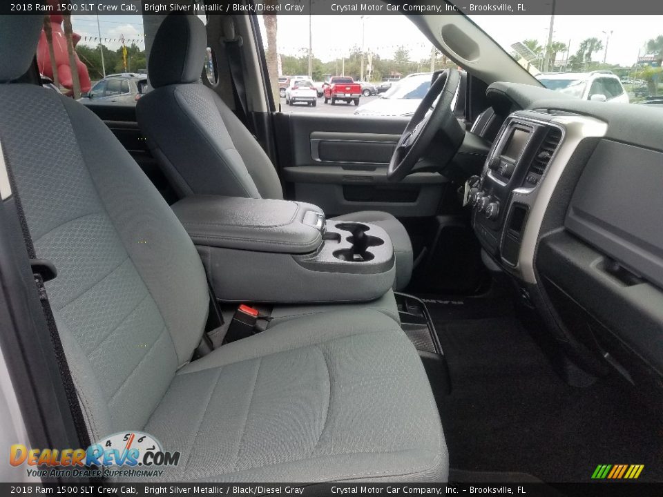 Front Seat of 2018 Ram 1500 SLT Crew Cab Photo #9