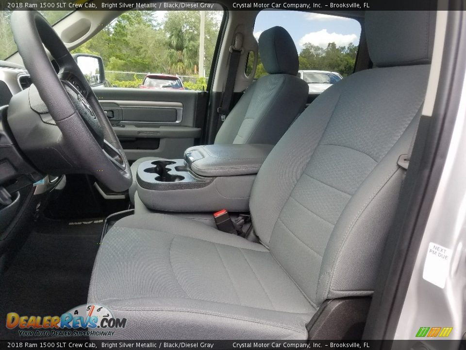 Front Seat of 2018 Ram 1500 SLT Crew Cab Photo #11