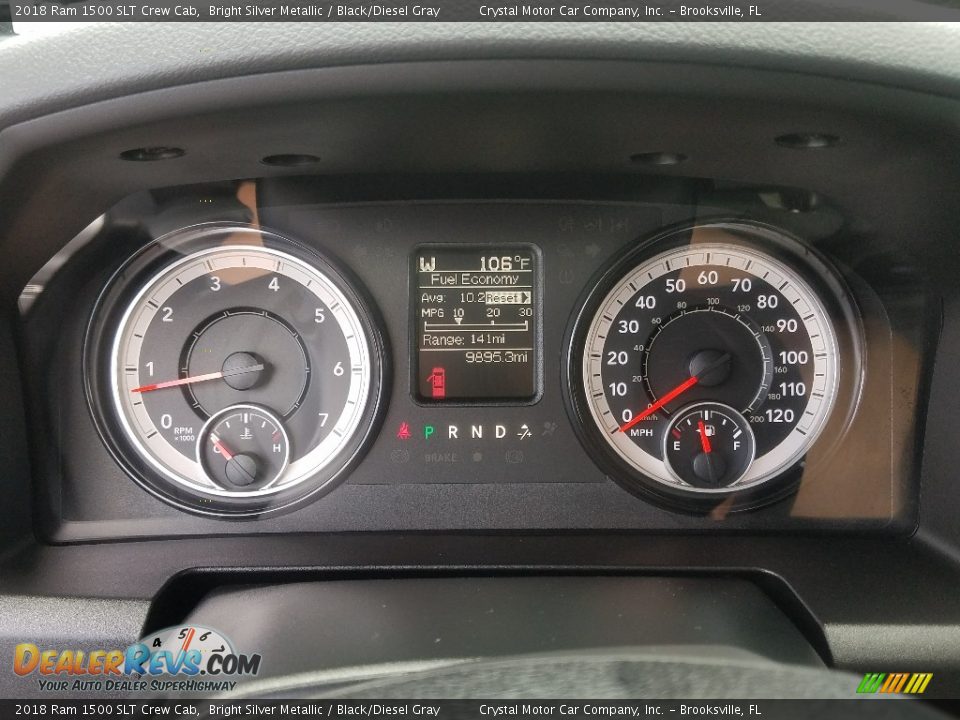 2018 Ram 1500 SLT Crew Cab Gauges Photo #14