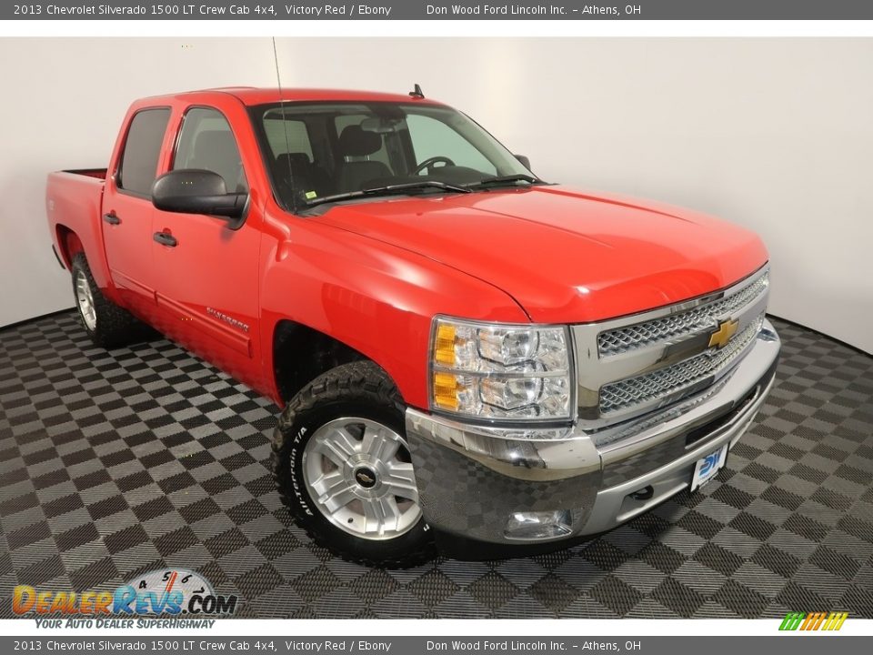 2013 Chevrolet Silverado 1500 LT Crew Cab 4x4 Victory Red / Ebony Photo #3