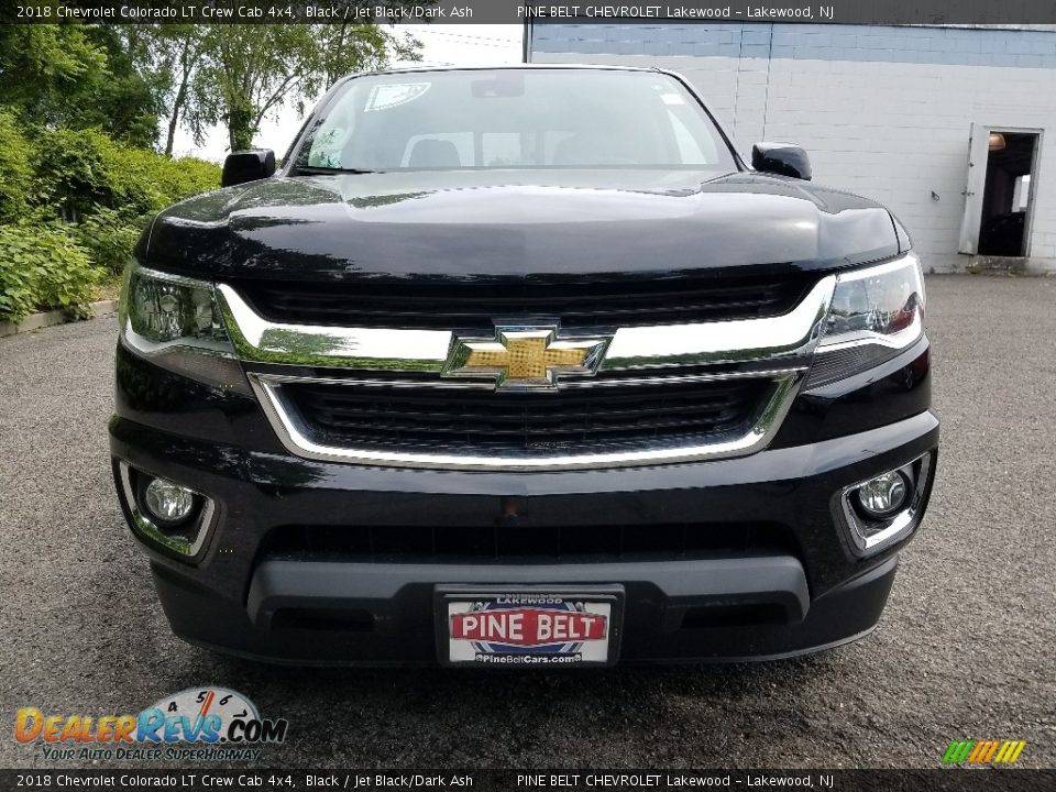 2018 Chevrolet Colorado LT Crew Cab 4x4 Black / Jet Black/Dark Ash Photo #2