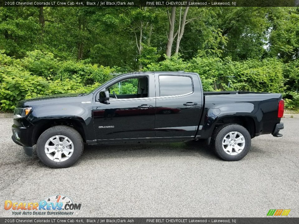 Black 2018 Chevrolet Colorado LT Crew Cab 4x4 Photo #3